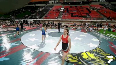 110 lbs Semis & Wb (16 Team) - Hayden Vanderpool, Alaska vs Adalyne Montiel, Washington 2