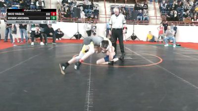 105_B lbs Round Of 16 - Nico Vaglia, Kiski Area vs Ryder Ascherl, Bishop McCort