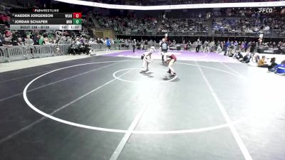 Quarterfinal - Jordan Schafer, Miller/Highmore-Harrold vs Haeden Jorgenson, Webster Area