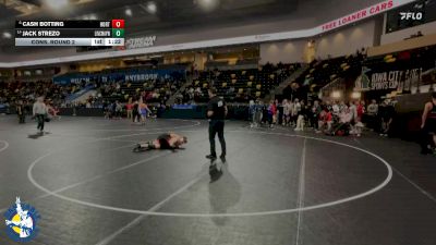 144 lbs Cons. Round 2 - Jack Strezo, New Lenox (Lincoln-Way West) vs Cash Botting, Hortonville