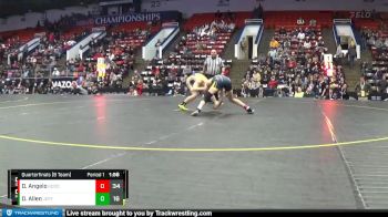 106 lbs Quarterfinals (8 Team) - Daniel Allen, Monroe Jefferson HS vs Dylan Angelo, Goodrich HS