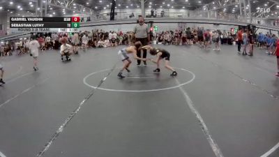 56 lbs Round 3 (8 Team) - Sebastian Luthy, The Outsiders vs Gabriel Vaughn, Revival Awakening