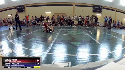 77 lbs 2nd Place Match - Lucas Pipito, Delta Wrestling Club Inc. vs Wyatt Melchi, The Fort Hammers Wrestling
