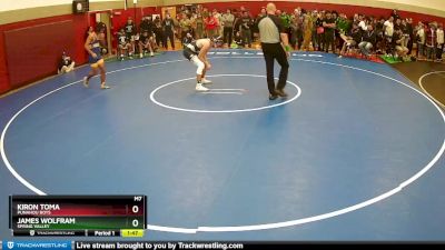 144-144 B Semifinal - Kiron Toma, Punahou Boys vs James Wolfram, Spring Valley