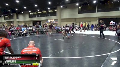 155 lbs Round 3 (6 Team) - Kinzley Johnson, Not Plain Jane`s vs Lainee Kidd, TN AAU- Chaos