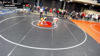 126 lbs Semifinal - Lukas Quartz, Unattached vs Jayden Hernandez, Unattached