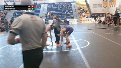 138 lbs Quarterfinals (8 Team) - David Moen, Hernando vs Cole Webb, Cocoa Beach