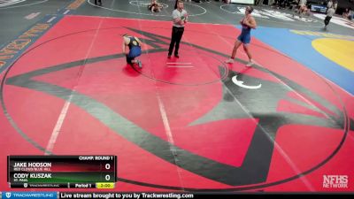 Champ. Round 1 - Jake Hodson, Red Cloud/Blue Hill vs Cody Kuszak, St. Paul
