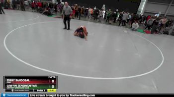 106 lbs Cons. Round 4 - Ziggy Sandobal, Ohio vs Griffin Sensintaffar, Cowboy Wrestling Club