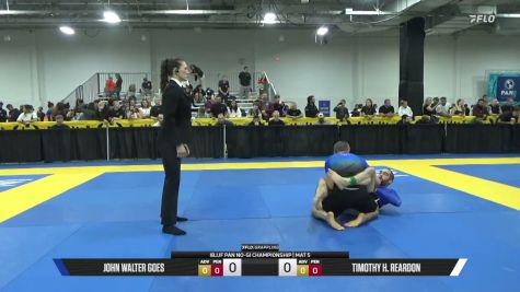 Timothy H. Reardon vs John Walter Goes 2026 Pan IBJJF Jiu-Jitsu No-Gi Championship