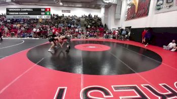 144 lbs Quarterfinal - Tristan Gauvin, Fossil Ridge vs Brenden Campbell, Palmer Ridge