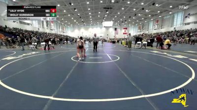 152 lbs Round 4 - Molly Sorenson, Homer Wrestling Club vs Lilly Hyde, WRCL Wrestling Club