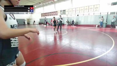 110 lbs Champ. Round 1 - Jacqueline Placencia, Simpson University vs Audrey Swiderek, Menlo College