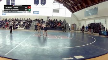 165 lbs Quarterfinal - Connor Bauerline, St. Vincent College vs Anthony Ceriani, Thiel College