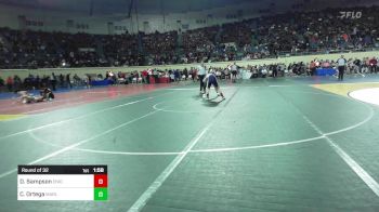 105 lbs Round Of 32 - Dax Sampson, Enid Junior High vs Cooper Ortega, Marlow Outlaws