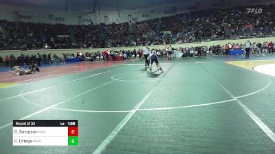105 lbs Round Of 32 - Dax Sampson, Enid Junior High vs Cooper Ortega, Marlow Outlaws