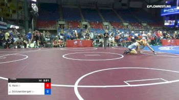 113 lbs Rnd Of 64 - Sam Hein, Indiana vs Jett Strickenberger, Colorado