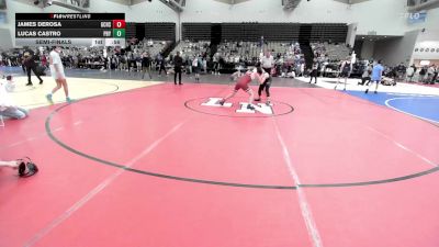 99-I2 lbs Semifinal - James DeRosa, Garden City vs Lucas Castro, Pennsbury Falcons