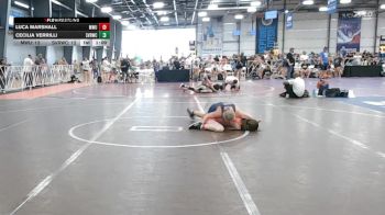 126 lbs Rr Rnd 1 - Luca Marshall, MetroWest United vs Cecilia Verrilli, Steel Valley Vixens