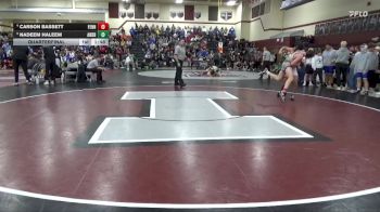 138 lbs Quarterfinal - Nadeem Haleem, Tinley Park (Andrew) vs Carson Bassett, Fennimore
