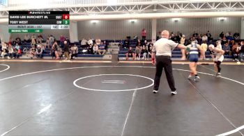 157 lbs Champ. Round 1 - David Lee Burchett Jr., Unattached vs Toby West, Cowley College