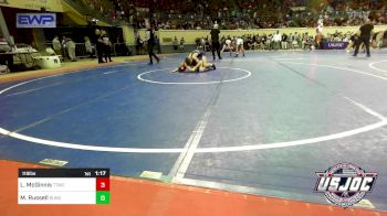 119 lbs Round Of 32 - London McGinnis, Team Tulsa Wrestling Club vs Micah Russell, Duncan Demon Wrestling