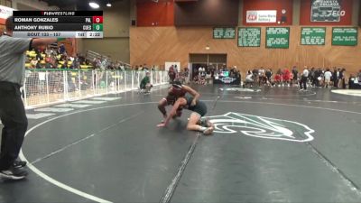 157 lbs Cons. Round 3 - Roman Gonzales, Palomar College vs Anthony Rubio, Cuesta