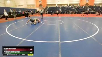 141 lbs Champ. Round 1 - Matt Haycook, Ithaca vs Andrew Loniewski, Muhlenberg