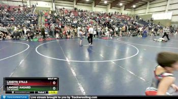 62 lbs Cons. Round 1 - Lansing Aagard, 208 Badgers vs Landyn Stills, Nevada Elite