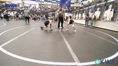 82 lbs Rr Rnd 1 - MaKinley McNabb, Chickasha Youth Wrestling vs Abigail Whipple, F-5 Grappling