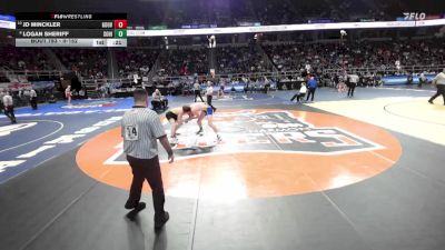 II-152 lbs Cons. Round 4 - Logan Sheriff, Southern Hills vs Jd Minckler, Gouverneur