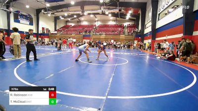 117 lbs Consolation - Riley Robinson, Bixby HS Girls vs Trinity McCloud, Bartlesville Junior High