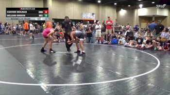 125 lbs Round 2 (6 Team) - Xzavier Molinas, North DeSoto Red WA vs William Hinson, Rabbit WC
