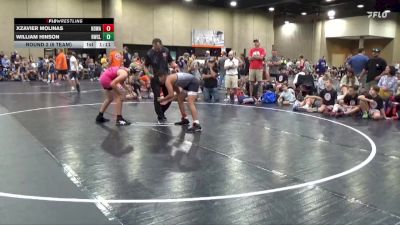 125 lbs Round 2 (6 Team) - Xzavier Molinas, North DeSoto Red WA vs William Hinson, Rabbit WC