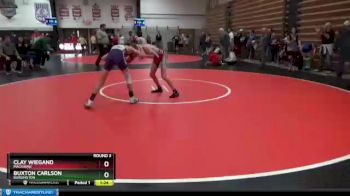 113 lbs Round 3 - Clay Wiegand, Mackinaw vs Buxton Carlson, Burlington