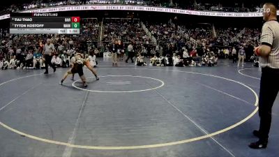 4A 132 lbs Semifinal - Tiaj Thao, Davie vs Tyton Kostoff, William Amos Hough High School