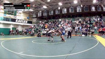 138 lbs Champ. Round 3 - Deron Shaw, Whitmer vs Urijah Lopez, Perrysburg