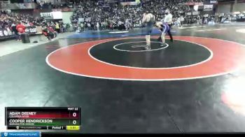 2 lbs Champ. Round 1 - Adam Deeney, Columbia River vs Cooper Hendrickson, Burlington-Edison