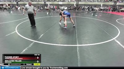 160 lbs Champ. Round 2 - Benjamin Miller, Wisconsin vs Tucker Athey, Askren Wrestling Academy