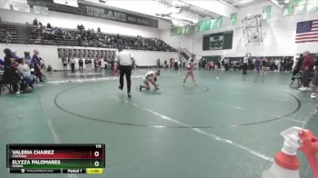 115 lbs Cons. Round 4 - Valeria Chairez, Fontana vs Elyzza Palomares, Perris