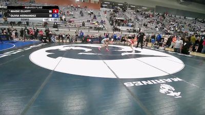 U15 Women - 42 lbs Semis - Maisie Elliott, WA vs Olivia Hernandez, OR