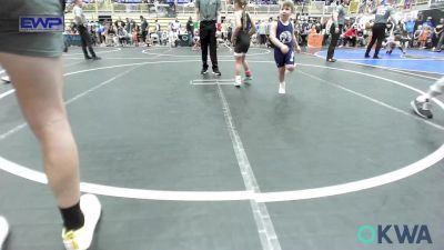 55-60 lbs Rr Rnd 2 - Maida Bigsoldier, Pawhuska Elks Takedown vs Tinslynn Burdick, Perry Wrestling Academy