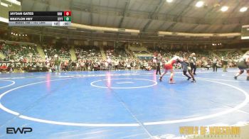 157 lbs Consi Of 4 - Jaydan Gates, RAW Wrestling Club vs Braylon Hey, Standfast