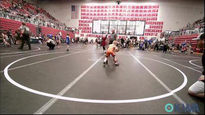 43 lbs Consi Of 8 #1 - James Somers, Lexington Wrestling Club vs Beckett Loftus, Carl Albert