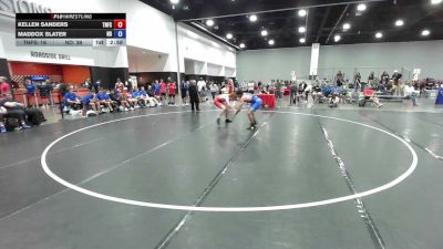 165 lbs Kellen Sanders, Tennessee Freestyle vs Maddox Slater, Team North Dakota