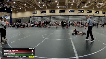 92 lbs Round 1 (8 Team) - Andrew Garcia, Rough House vs Brooks Ried, Crossroads Wrestling