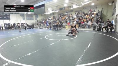 132 lbs Cons. Round 4 - Noah Piccolo, Trabuco Hills vs Tripp Saire, Huntington Beach