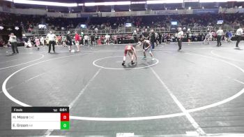 85 lbs Final - Hudson Moore, East Kansas Eagles vs Ely Groom, Moyer Elite