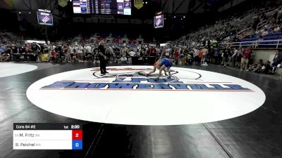 144 lbs Cons 64 #2 - Mikey Fritz, WA vs Bailey Peichel, MN