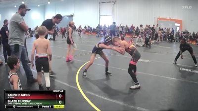 70 lbs Semifinal - Tanner James, SCSOW vs Blaze Murray, Spartanburg Wrestling Academy